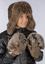 Стильна дитяча шапка-вушанка для хлопчиків Pl-8 Фіона Україна Зелений 53-54 см | Одяг для хлопчиків.Топ!.Хіт!