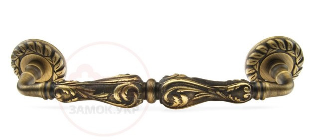 Ручка-скоба для вхідних дверей Fadex Libra матова бронза (Італія), фото 1