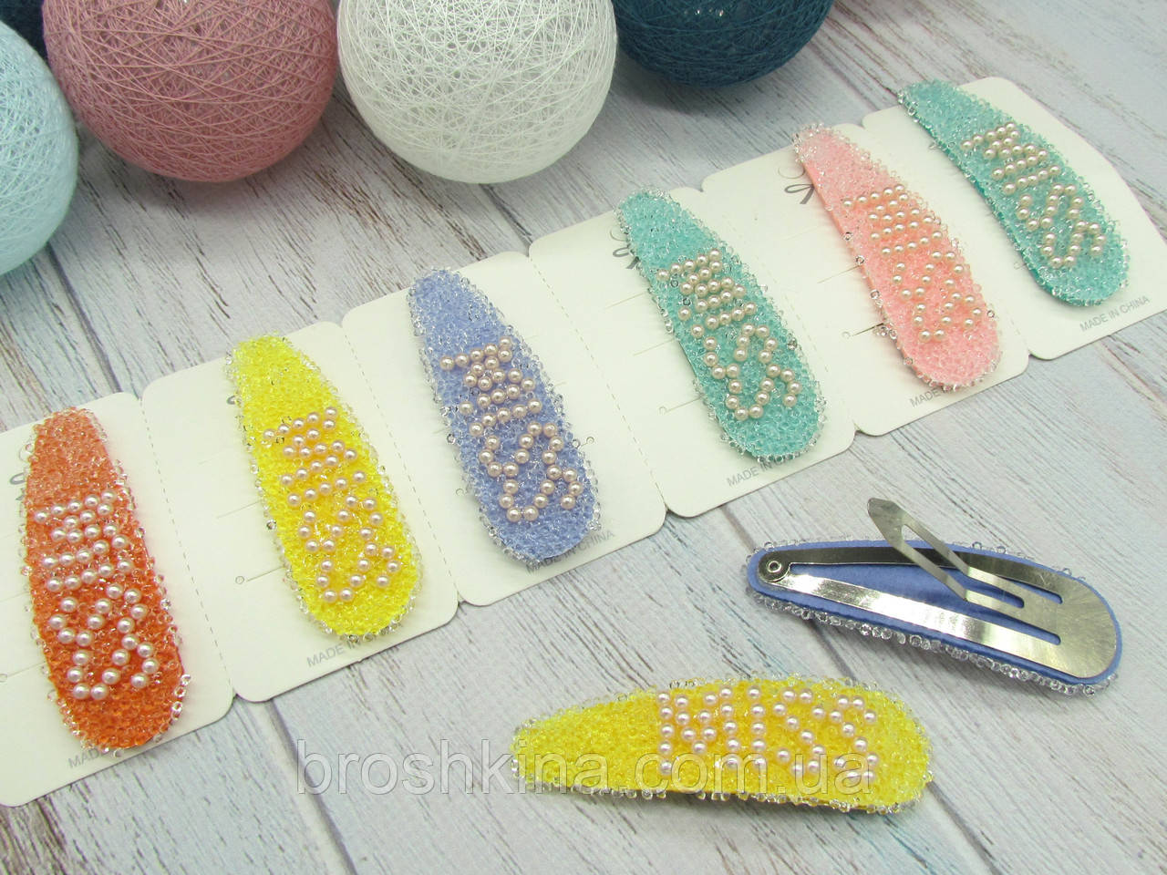 Шпильки тік-так 7 см цукрові 6 шт/уп., фото 1