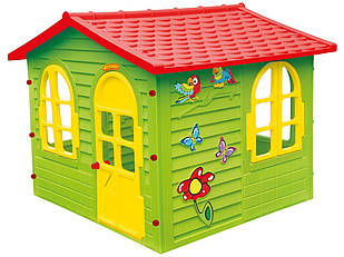 Дитячий ігровий будиночок Mochtoys 127×150×118 см зелений