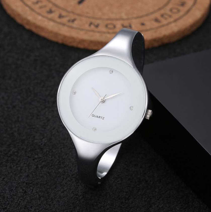 Женские часы браслет Kimio 16 см белый циферблат - фото 1 - id-p1262995750