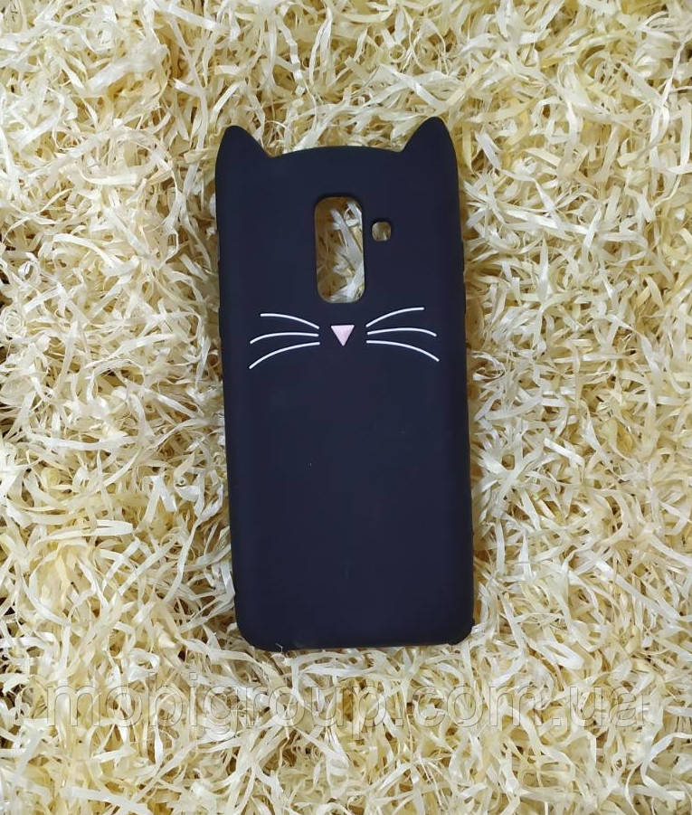 Силіконовий чохол Cat для Samsung A6 Plus