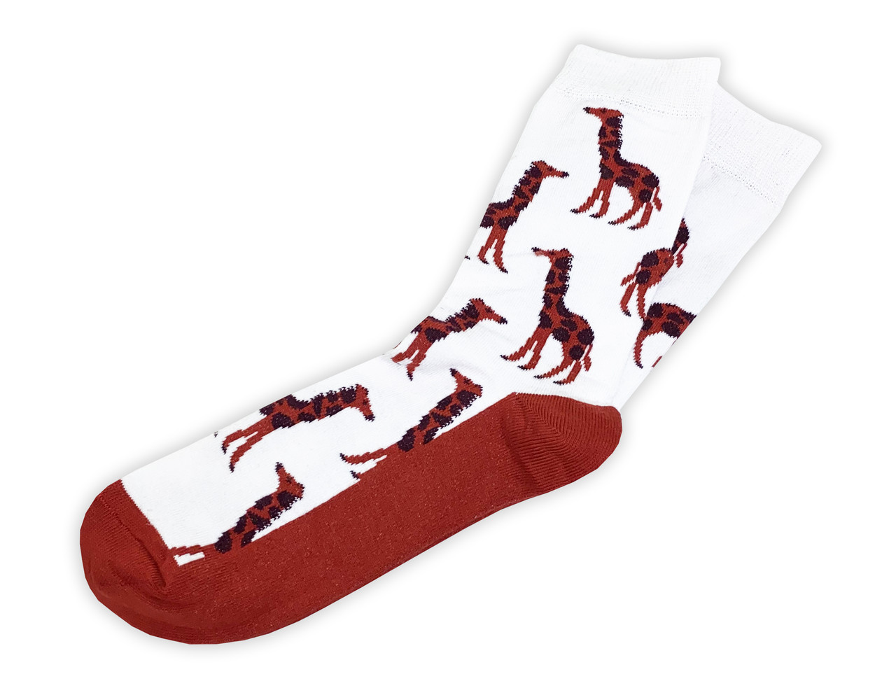 Шкарпетки Neseli Жирафи червоні, One size (37-42)