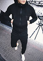 Спортивный костюм теплый мужской черный RM 8005441
