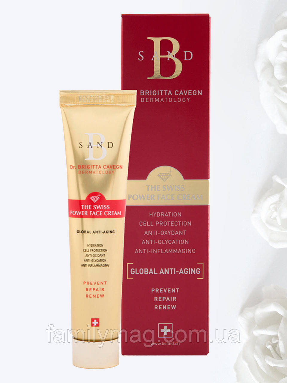 Концентрований крем The Swiss Power Face Cream B Sand 40 мл