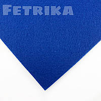Фетр корейський жорсткий 1,2 мм, 20*30 см, СИНІЙ, № 855
