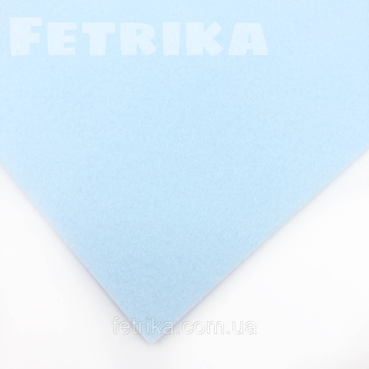 Фетр корейський жорсткий 1,2 мм, 20*30 см, НІЖНО-БЛАКИТНИЙ, № 849