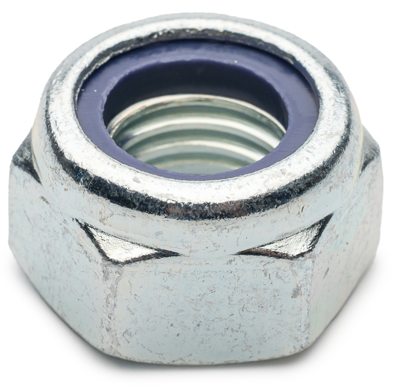 Контргайка М16 DIN 985 клас міцності 6 оцинкована, фото 1