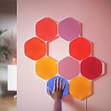 Додаткові панелі Nanoleaf Shapes Hexagons Expansion Pack Apple Homekit - 3 шт., фото 5