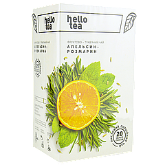 Чай Hello tea Апельсин - Розмарин, 1ящ/20шт