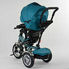 Триколісний велосипед Best Trike 5890/80-601 фара USB поворотне сидіння на 360, ПУЛЬТ СВЕТ ЗВУК, фото 6