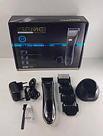 Машинка для стрижки волосся Gemei GM-820 керамічна