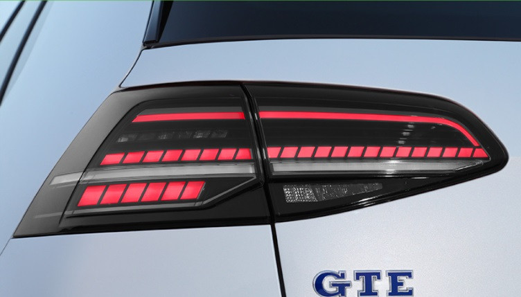 Ліхтарі VW Golf 7 тюнінг LED-оптика стиль рестайл GTI 7.5 (чорні)
