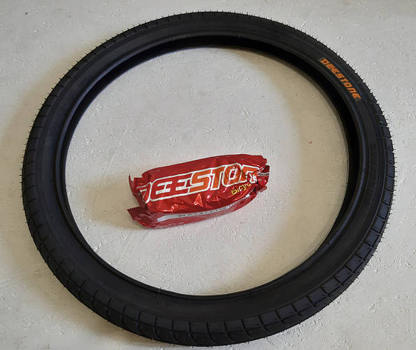 Покрышка на велосипед 20 дюймов. Deestone Елочка. Вело резина 20*2.00 ...