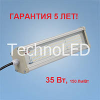 Прожектор светодиодный промышленный 35 Вт 5000 К 300 мм 160 Лм/Вт IP 65