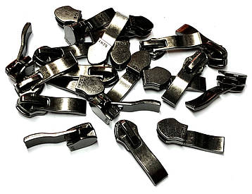 Бігунок Тип 7 Хвиля Темний нікель посилений взуттєвий