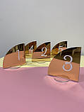 Номерки на стіл "Парус" з акрилу 5 мм та пластику, фото 3