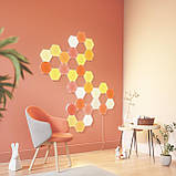Додаткові панелі Nanoleaf Shapes Hexagons Expansion Pack Apple Homekit - 3 шт., фото 11