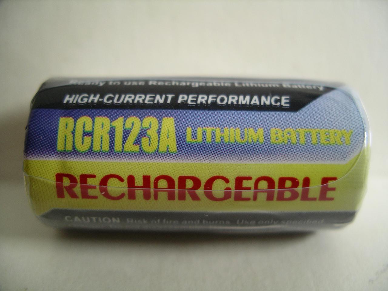 Акумулятор RCR123A 3V
