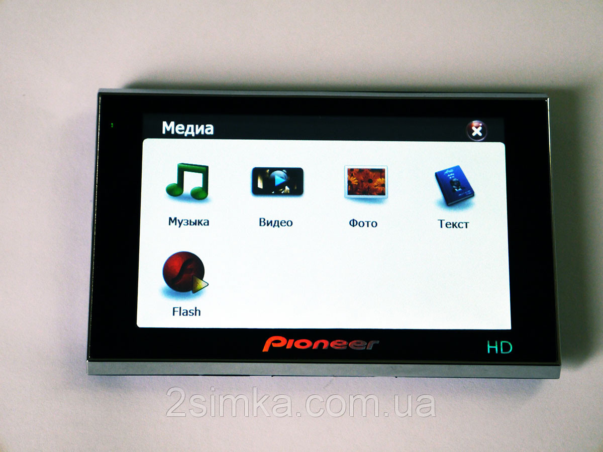 5" GPS навигатор Pioneer HD - 4Gb + FM-трансмиттер - Mp3 - фото 3 - id-p1263051752