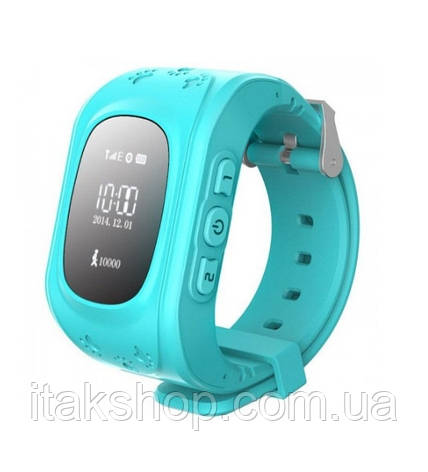 Дитячі розумні годинник Smart Baby Watch Q50 Бірюзові, фото 2