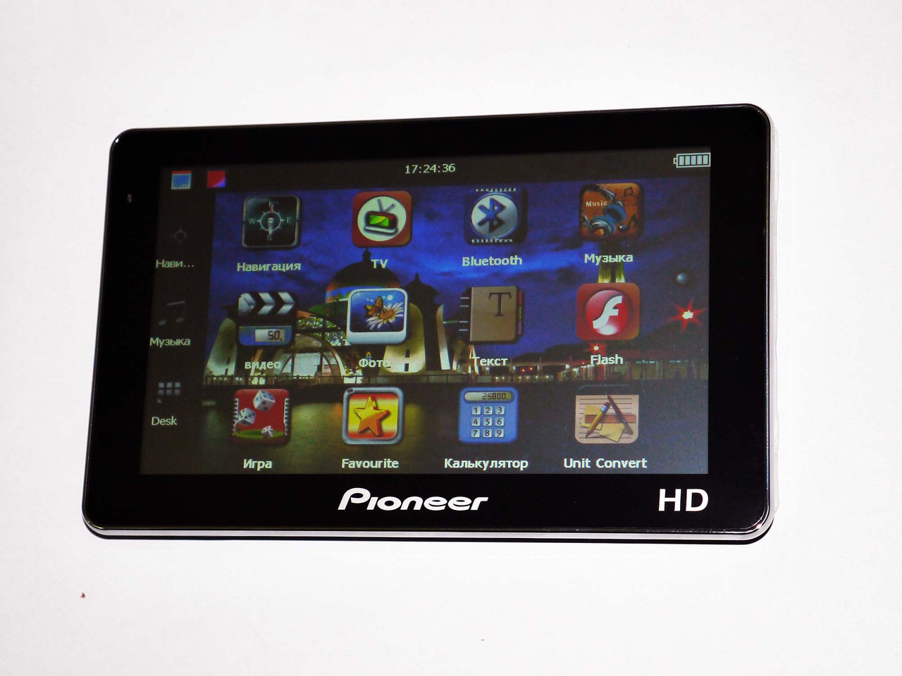 GPS навигатор Pioneer 717 TV HD 4Gb+Bluetoth - фото 3 - id-p1263051791