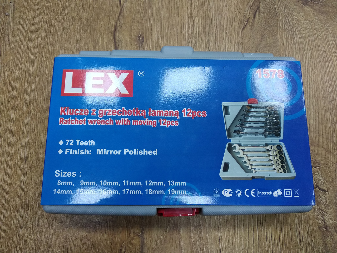 Набір ріжкових накидних з тріскачкою на кардане LEX 12