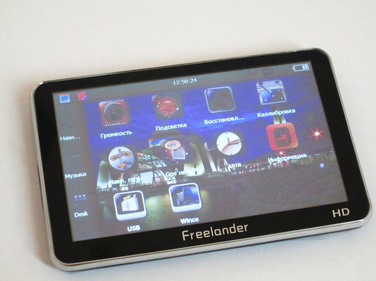 5" GPS навигатор Freelander 5033 HD 4Gb + FM - фото 5 - id-p1263052049