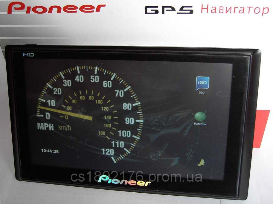 7" GPS навигатор Pioneer HD 4Gb+AV-in+BT - фото 2 - id-p1263052052