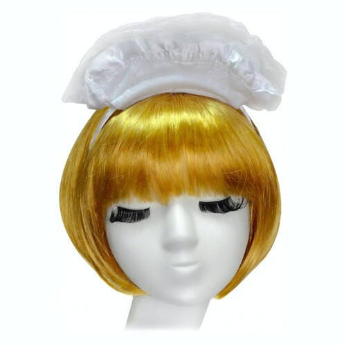 Головной убор Горничная (чепец) белый на обруче (ID#138349911), цена ...