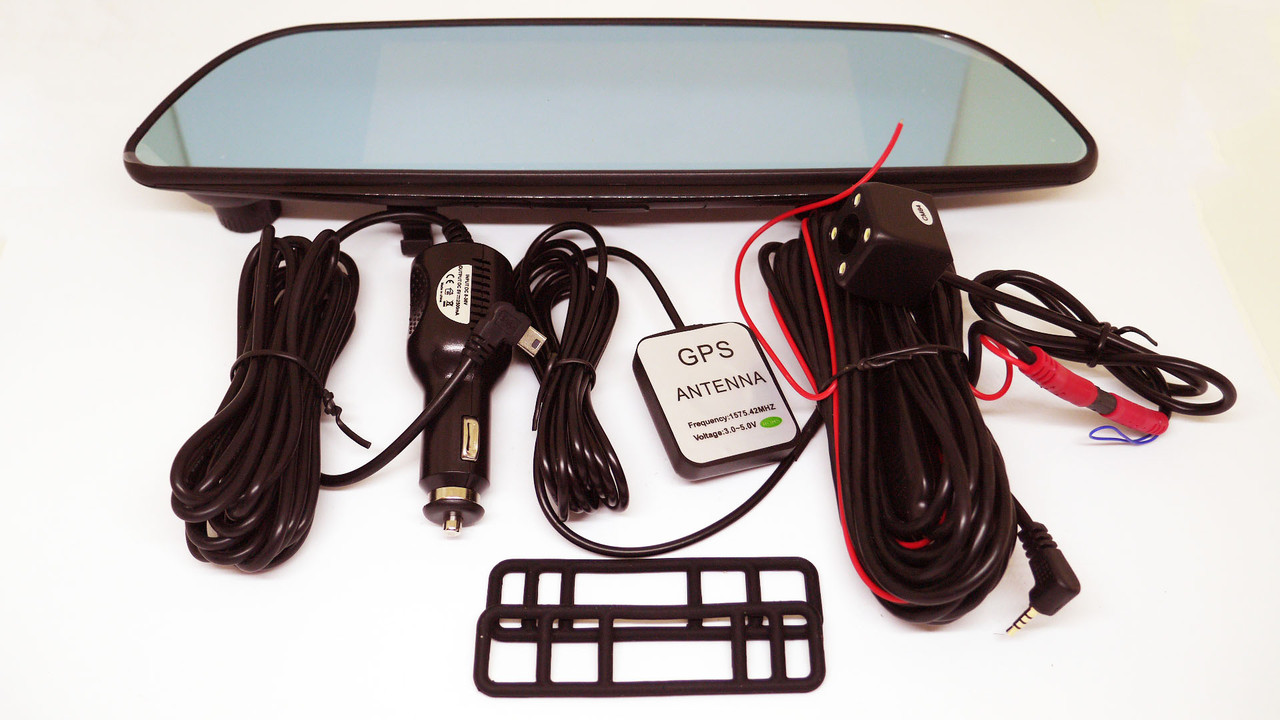 D35 / K35 Зеркало регистратор, 7" сенсор, 2 камеры, GPS навигатор, WiFi, 8Gb, Android, 3G - фото 4 - id-p1263052166
