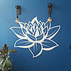 Трафарет квітка лотоса на стіну в вітальню, спальню, передпокій 115 х 95 см  одноразовий самоклеючий, фото 3