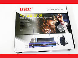 Радіосистема UKC UWP-200XL база 2 радіомікрофони