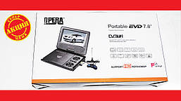DVD Opera 758 7,8" Портативний DVD-програвач з Т2 TV USB SD
