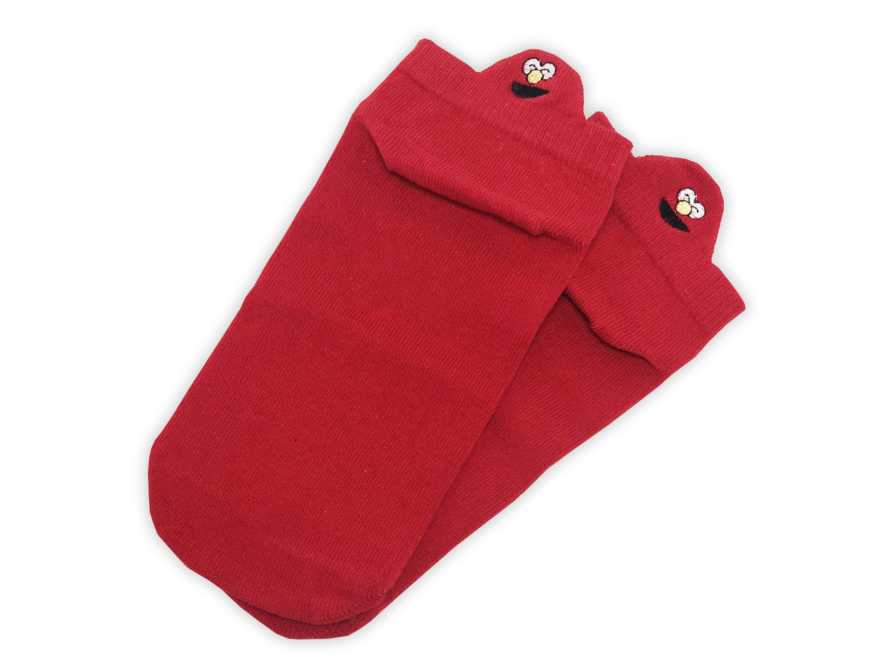 Шкарпетки Neseli короткі червоні смайли , One size (37-42)