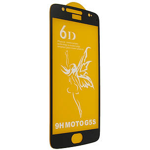 Захисне скло 6D для Motorola G5S Black, фото 1