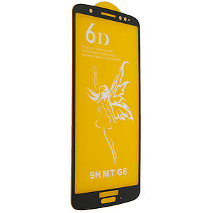 Захисне скло 6D для Motorola G6 Black, фото 1