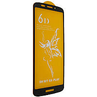 Захисне скло 6D для Motorola G6 PLAY Black