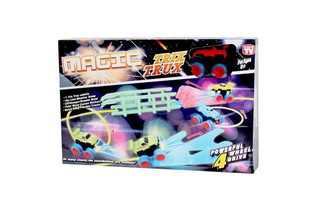 Монстер-Траки (Trix Trux) XL110 + машинка зі світними фарами, фото 1