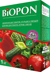 🍅 Мінеральне добриво для овочів, Biopon 1 кг