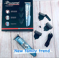 Машинка для стриження волосся Gemei GM-6077 універсальна