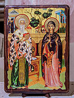 Икона Киприан и Иустина святые мученики
