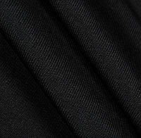 Тканина трикотажна Рібана з начосом, колір чорний, купити гуртом, тканина для термобілизни