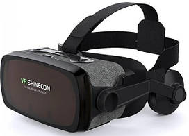 3D окуляри віртуальної реальності Shinecon VR SC-G07E, чорні