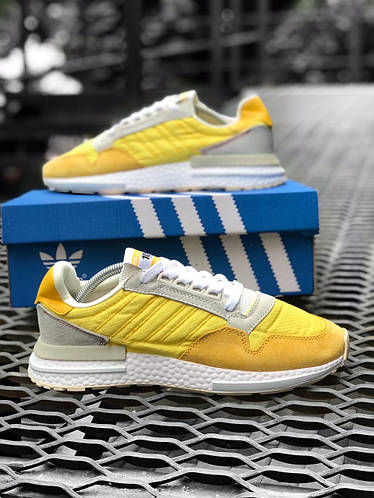 Купить Кроссовки мужские Adidas ZX500 RM желтые. Кроссы для парней ...