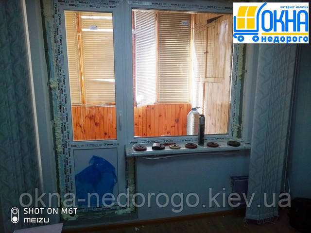 Балконний блок ВДС Київ пр. Бажана 34 фото роботи 7 бригади