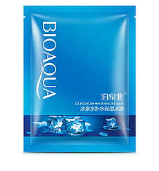 Маска для обличчя тканинна BIOAQUA ICE FOUNTAIN WHITENING MASK охолоджуюча 30 гр