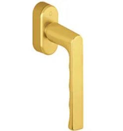 Ручка віконна HOPPE Гамбург SecuForte штифт 32-42 мм фіксація 45° колір золото F3