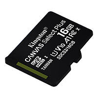 Карта пам' яті Kingston Canves Select Plus microSD 16GbClass 10 A1 UHS-1