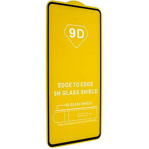 Захисне скло 9D для Realme 6 Pro Black, фото 1